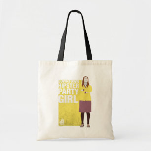 Amy Downtown Hipster Party Girl Tote Bag