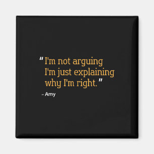 Amy Gift Quote Personalised Funny Birthday Name Id Magnet