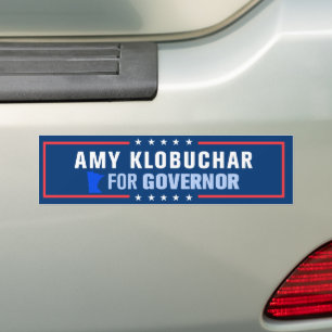 Amy Klobuchar for Minnesota Governor Bumper Sticker