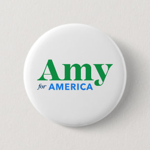Amy Klobuchar for President 2020 6 Cm Round Badge