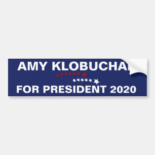 Amy Klobuchar for president 2020 Bumper Sticker