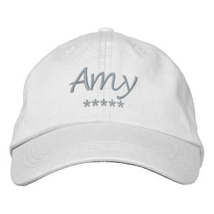 Amy Name Embroidered Hat