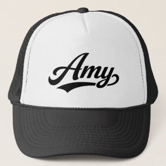 Amy name first last family gifts trucker hat