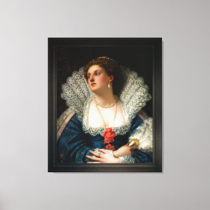 Amy Robsart by William Frederick Yeames Canvas Print