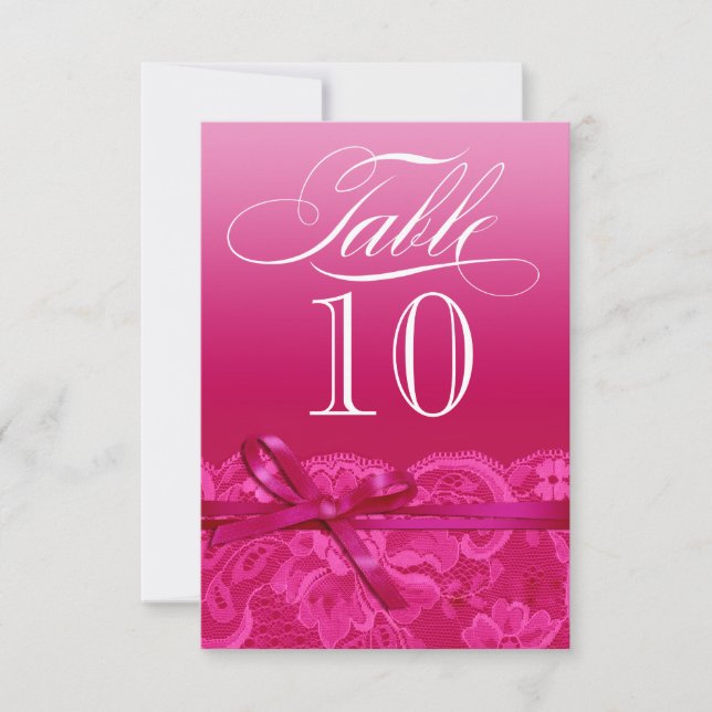 Amy Table Card-10 Invitation (Front)