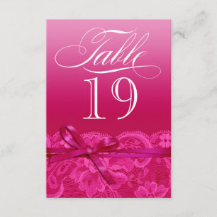 Amy Table Card-19 Invitation