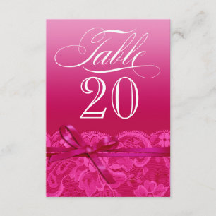 Amy Table Card-20 Invitation