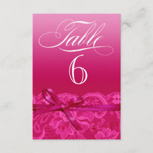 Amy Table Card-6 Invitation
