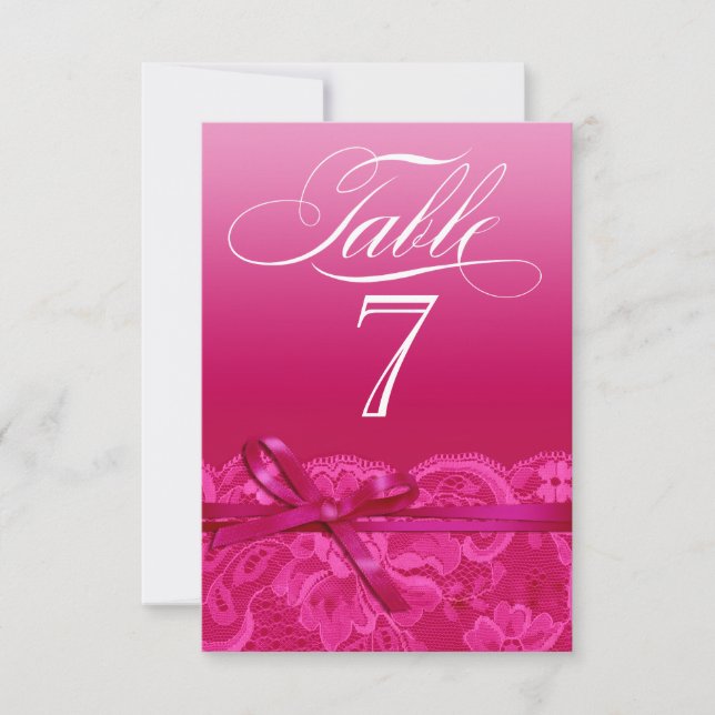 Amy Table Card-7 Invitation (Front)