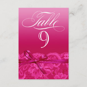 Amy Table Card-9 Invitation
