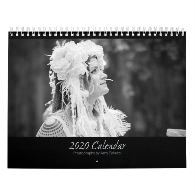 Amy's 2020 Monochrome Calendar (Cover)