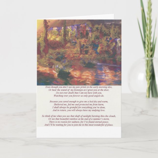 Amys poem II Card (Front)