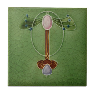 AN004 Art Nouveau Reproduction Antique Tile