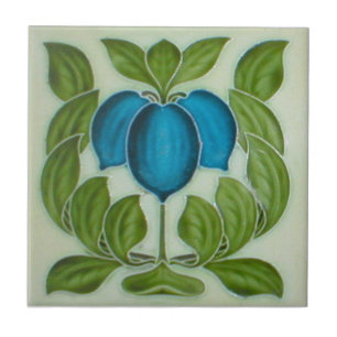AN034 Art Nouveau Reproduction Antique Tile