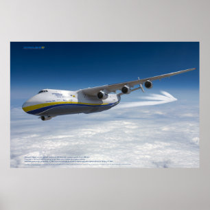 An-225 Mriya: World's Largest Aircraft 3D Poster