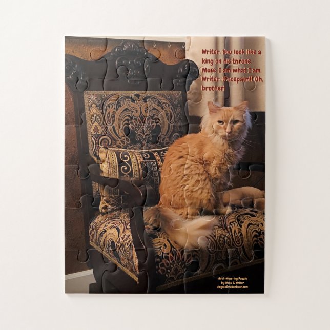 An A-Muse-ing Puzzle—The King Jigsaw Puzzle (Vertical)