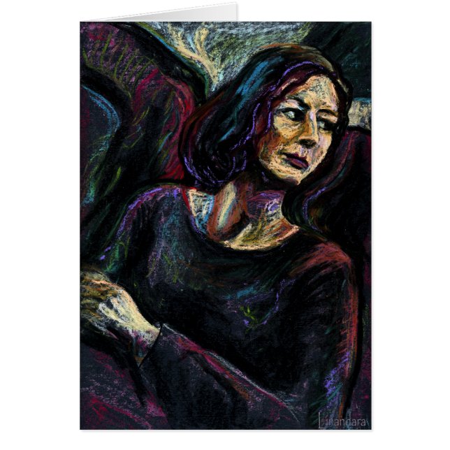 An Absolute Stranger - an oil pastel painitng (Front)