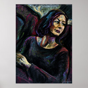 An Absolute Stranger - an oil pastel painitng Poster