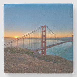 An absolutely stunning sunrise stone coaster