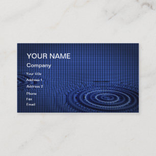 An abstract business card for you to customise