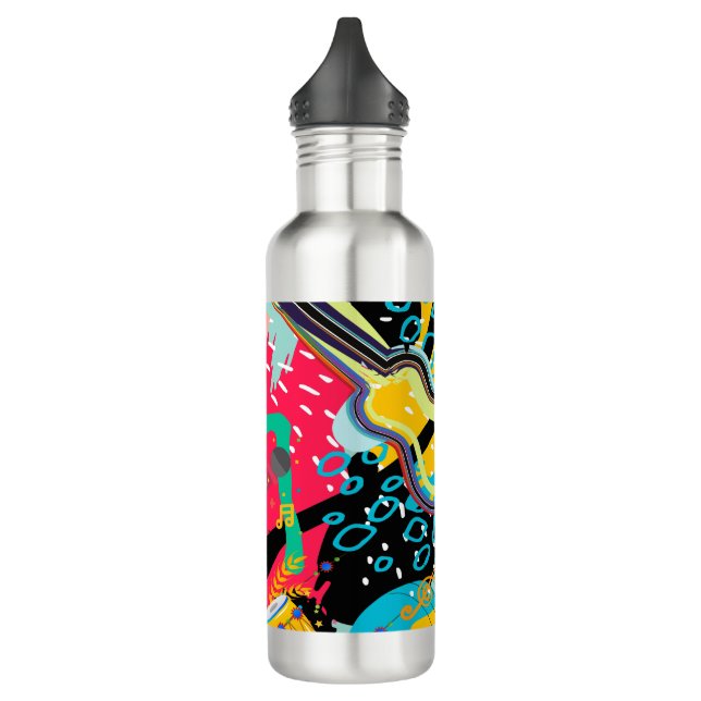An Abstract Musical Blend 710 Ml Water Bottle (Left)
