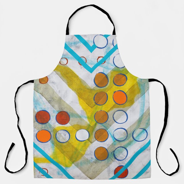 an abstract painting apron (Front)
