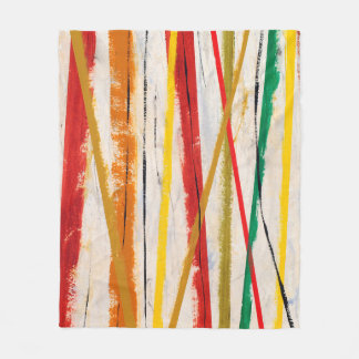 an abstract painting fleece blanket