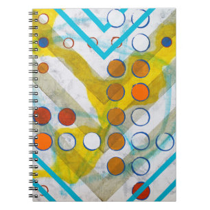 an abstract painting notebook