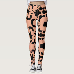An abstract "Ratti_Creative_Arts" Leggings