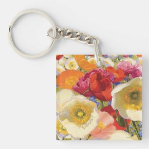 An Abundance of Flowers Key Ring