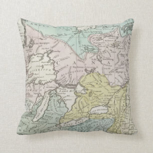 An Accurate Map of Canada, 1761 Cushion