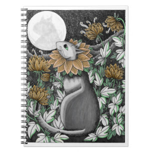 An Acolyte of Artemis spiral notebook