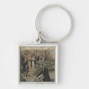 An Adventist baptism in La Marne Key Ring
