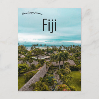 An Aerial View of Fiji Postcard
