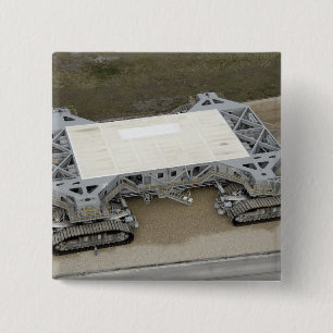 An aerial view of the crawler-transporter 15 cm square badge