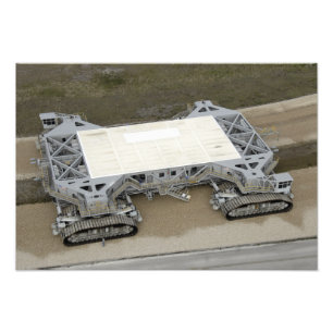 An aerial view of the crawler-transporter photo print