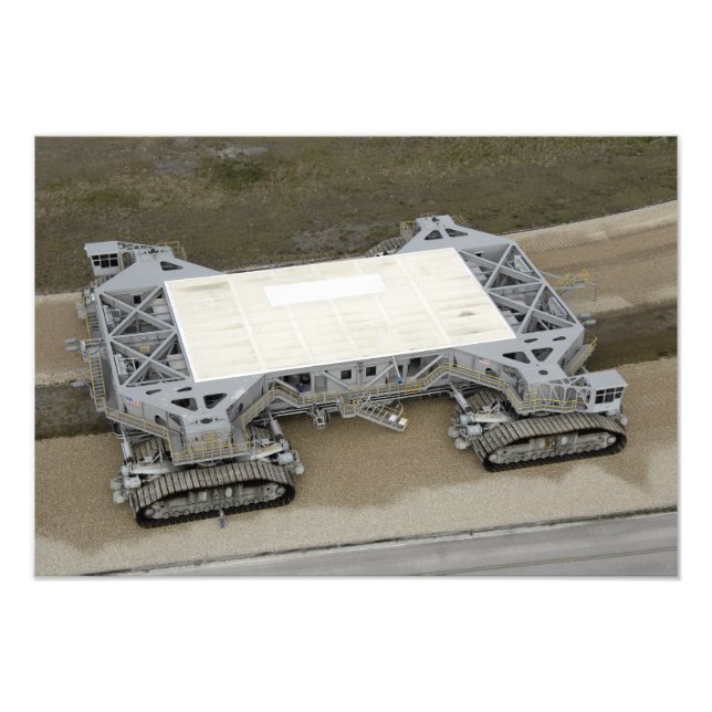 An aerial view of the crawler-transporter photo print (Front)