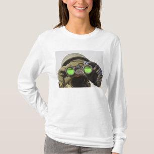 An Afghan soldier scans the horizon T-Shirt
