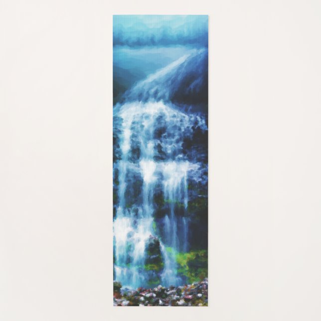 An Afternoon at Spray Falls Yoga Mat (Front)