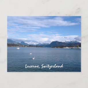 An Afternoon by Lake Lucerne Postcard
