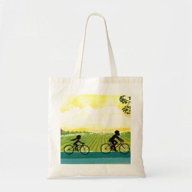 An Afternoon Ride Tote Bag (Front)