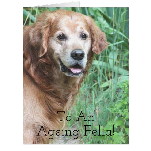 An Ageing Fella Birthday Greeting (Front)