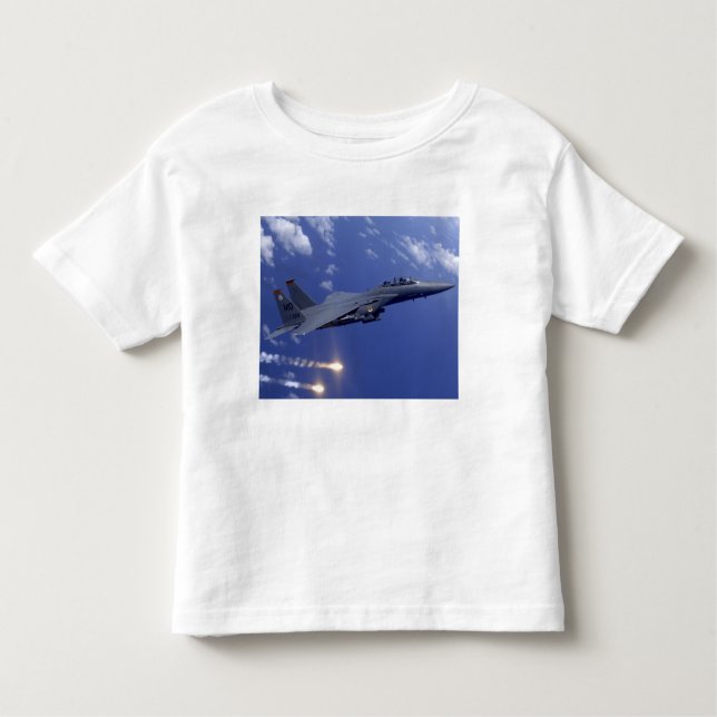 An Air Force F-15E Strike Eagle Toddler T-Shirt (Front)