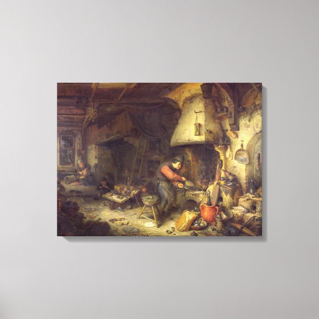 An Alchemist, 1611 Canvas Print (Front)