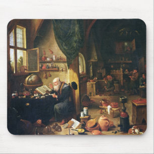An Alchemist in his Workshop Mouse Pad