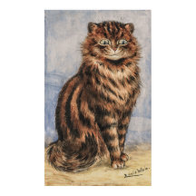 An Alert Tabby by Louis William Wain