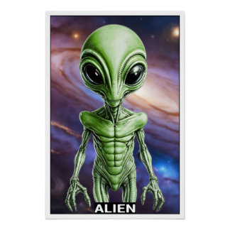 An alien poster