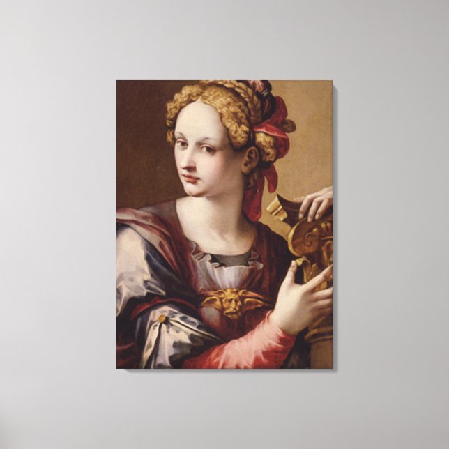 An Allegorical Figure/Michael Tosini Wrapped Canvas Print (Front)