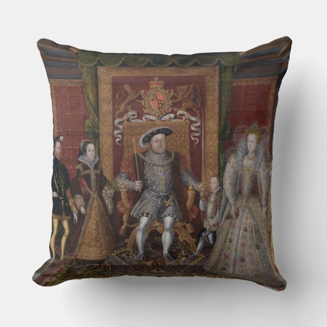 An Allegory of the Tudor Succession: The Family of Cushion (Front)