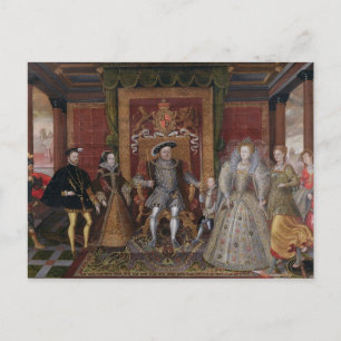 An Allegory of the Tudor Succession: The Family of Postcard